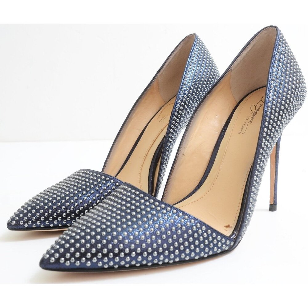 Imagine Vince Camuto Women's Im-Ossie Dress Pump Metallic Indigo 8 M US